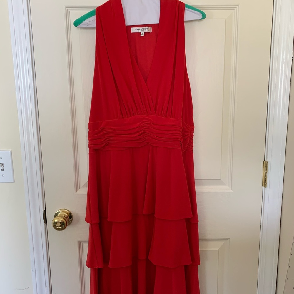 Red Evan Picone dress